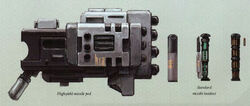 High-yield missile pod