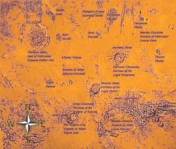 Mars Tharsis Map