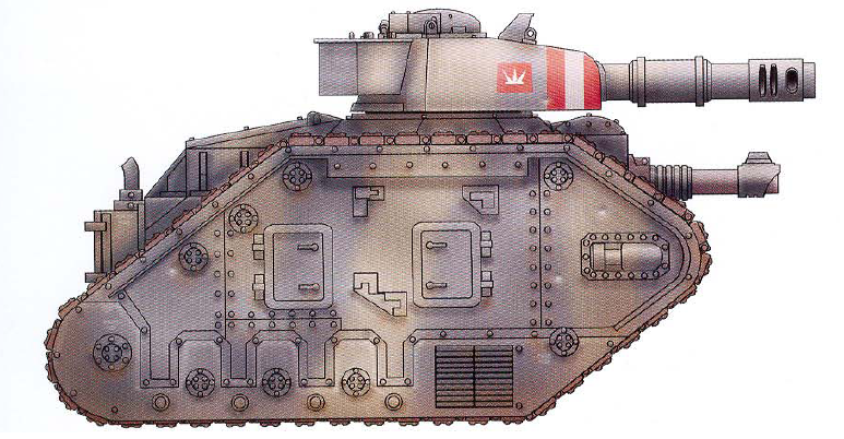 list of options for a battle tank 40k leman russ