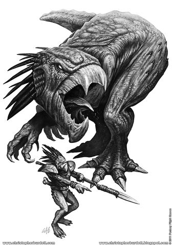 File:A Kroot and Knarloc.jpg