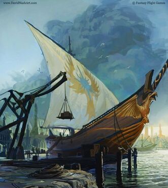 High elf ship