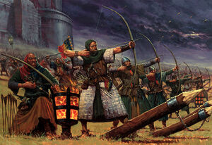 Bretonnia Peasant Bowmen (Art)