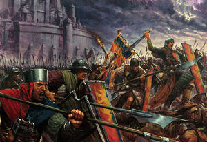 Bretonnia Men-at-Arms (Art)