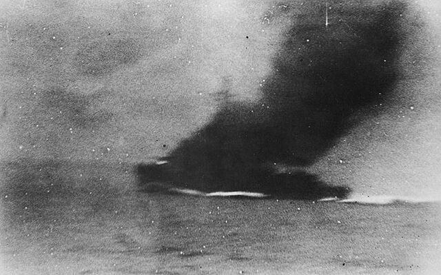 File:HMS Thracian sinking.jpg