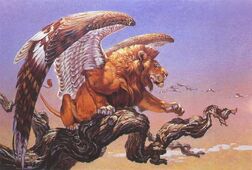 Majestic Winged Lion