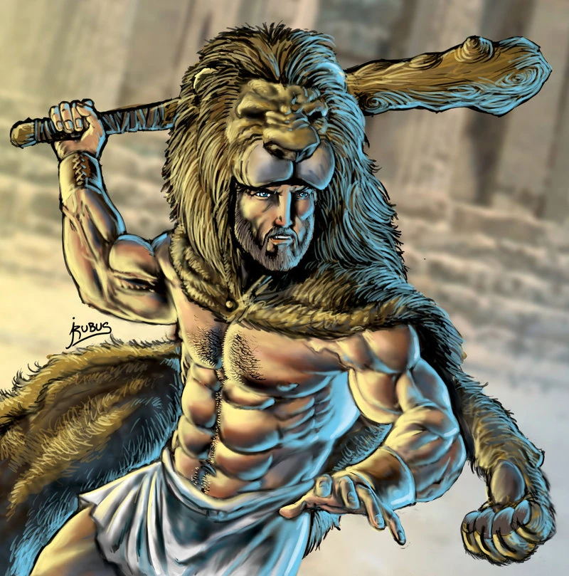 Image - Hercules (Heracles, Herakles) with Lion Cloak.jpg | Warriors Of Myth Wiki | FANDOM ...
