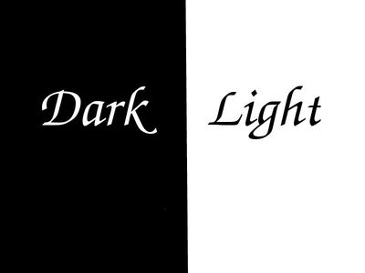 Dark and Light