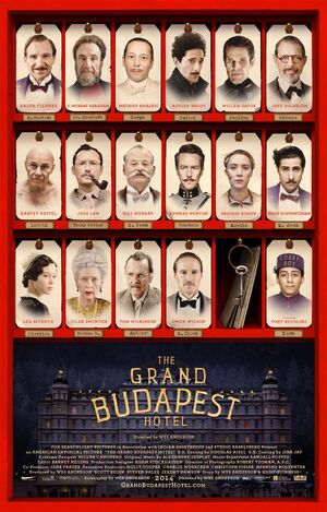 Grand Budapest Hotel character poster