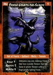 Friede counts the scalps