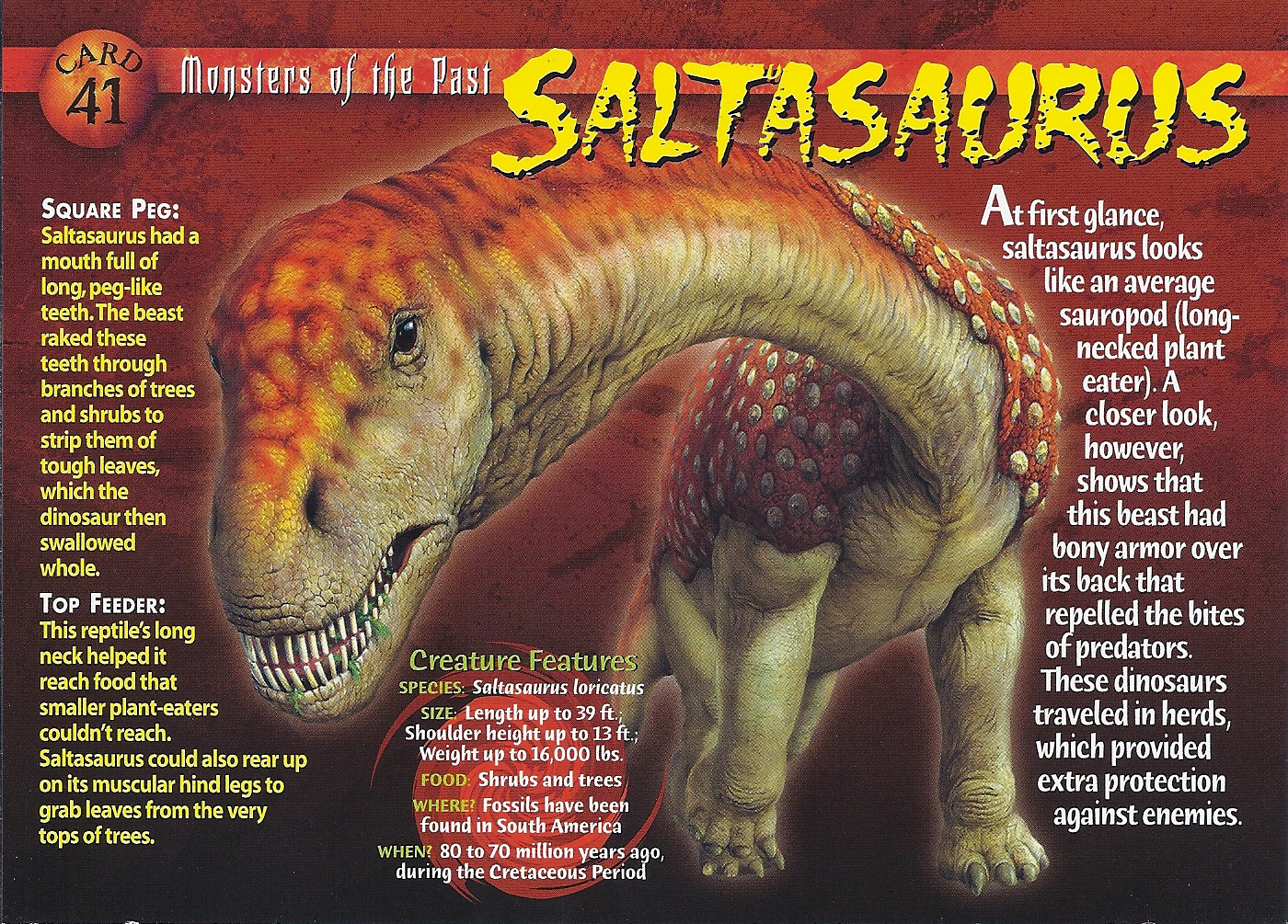Saltasaurus | Wierd N'wild Creatures Wiki | FANDOM powered by Wikia