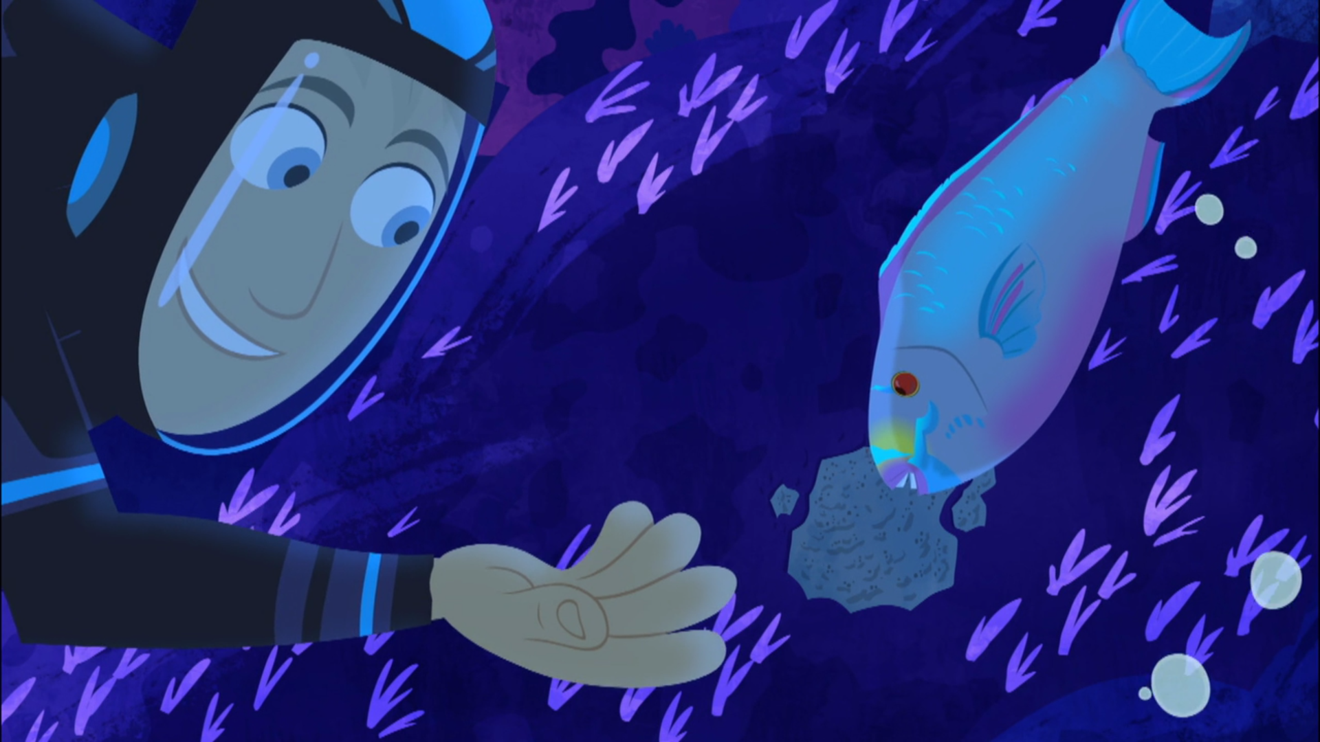 Image - Martin and Parrot fish.png | Wild Kratts Wiki | FANDOM powered