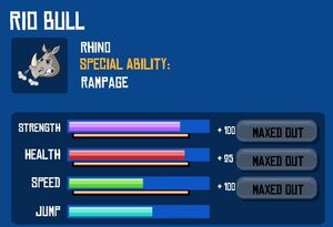 Maxed out stats