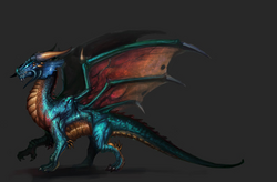 Blue Dragon Large