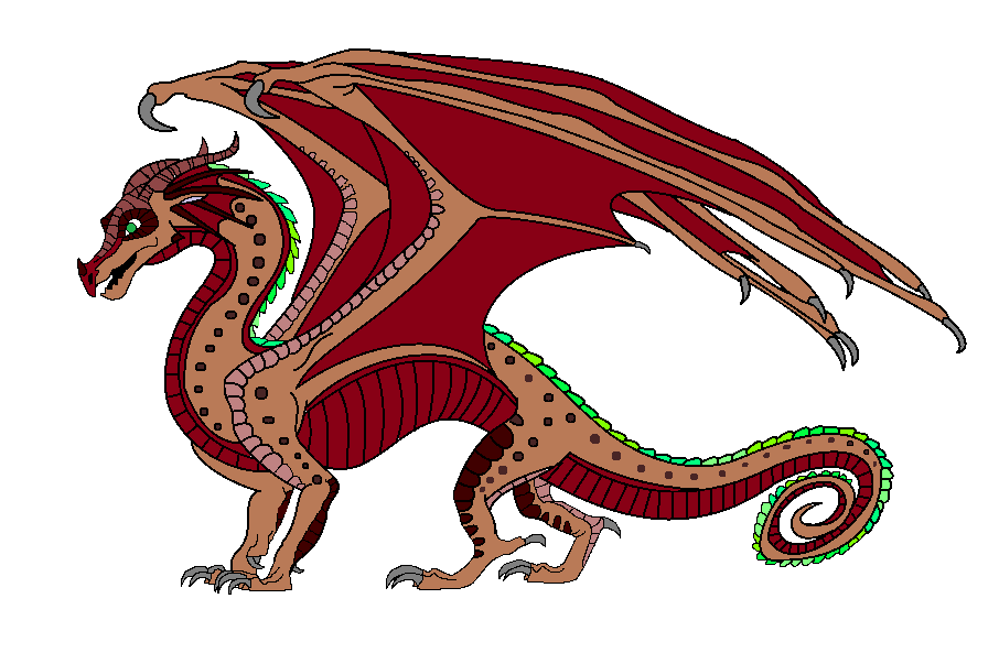 Wings Of Fire Rainwing Image Wings of fire rainwing base by windymoonstorm