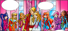 Milly thanking the Winx