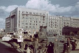 German tanks after the Second Battle of Kharkov, 1942