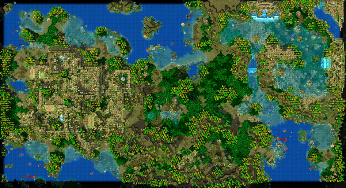 Варкрафт 3 где найти осколки сферы теней карта