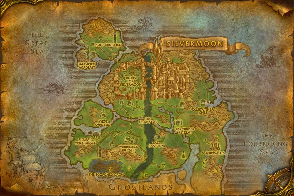 Burning Crusade maps WoWWiki FANDOM powered by Wikia