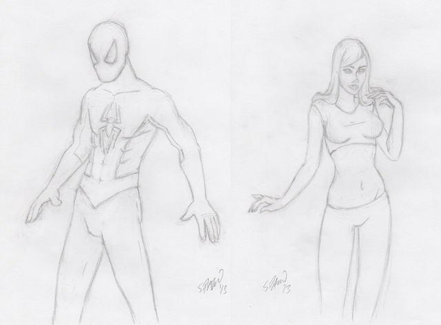 File:SpidermanMaryjanePencilSketches.png