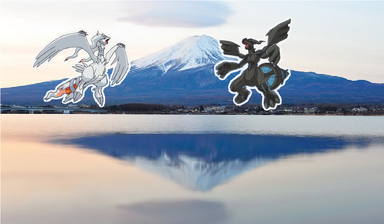 Pokemon at Mount Fuji