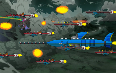 Uryu vs Eggman's Battleships