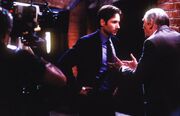 Alvin Kurtzweil and Fox Mulder filming