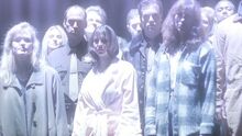 Ray Hoese, Billy Miles and Theresa Hoese with abductees