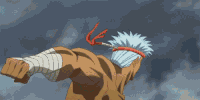 Anime Girl with Long Brown Hair GIF