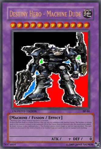 Destiny Hero - Machine Dude | Yu-Gi-Oh Card Maker Wiki