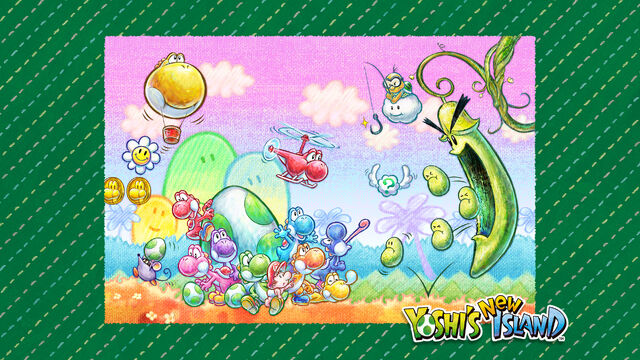 Archivo:YoshisNewIslandWallpaper.jpg