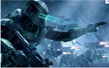 Futuristic battle larger 1