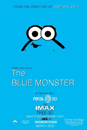 The Blue Monster (The Lorax) Poster