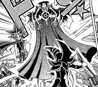 Dark Magic Curtain on Dark Yugi's side