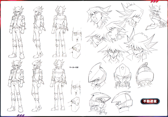 File:Yusei Fudo linework.png