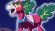 RadishHorsePreparesToAttack