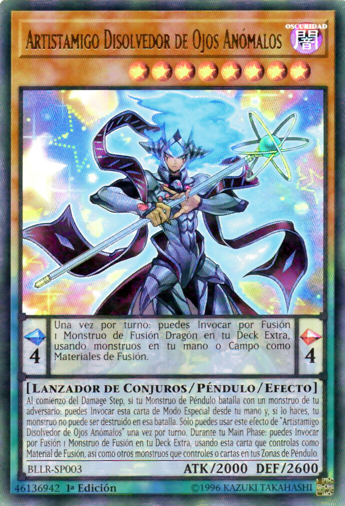 Artistamigo Disolvedor de Ojos Anómalos  Yu-Gi-Oh! Wiki 