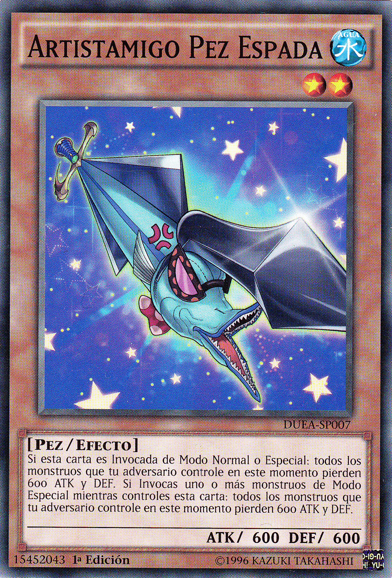 Artistamigo Pez Espada Yu-Gi-Oh! Wiki en Español Artistamigo Pez Espada Yu-Gi-Oh! Wiki en Español