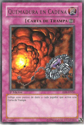 Quemadura en Cadena  Yu-Gi-Oh! Wiki en Español  FANDOM 