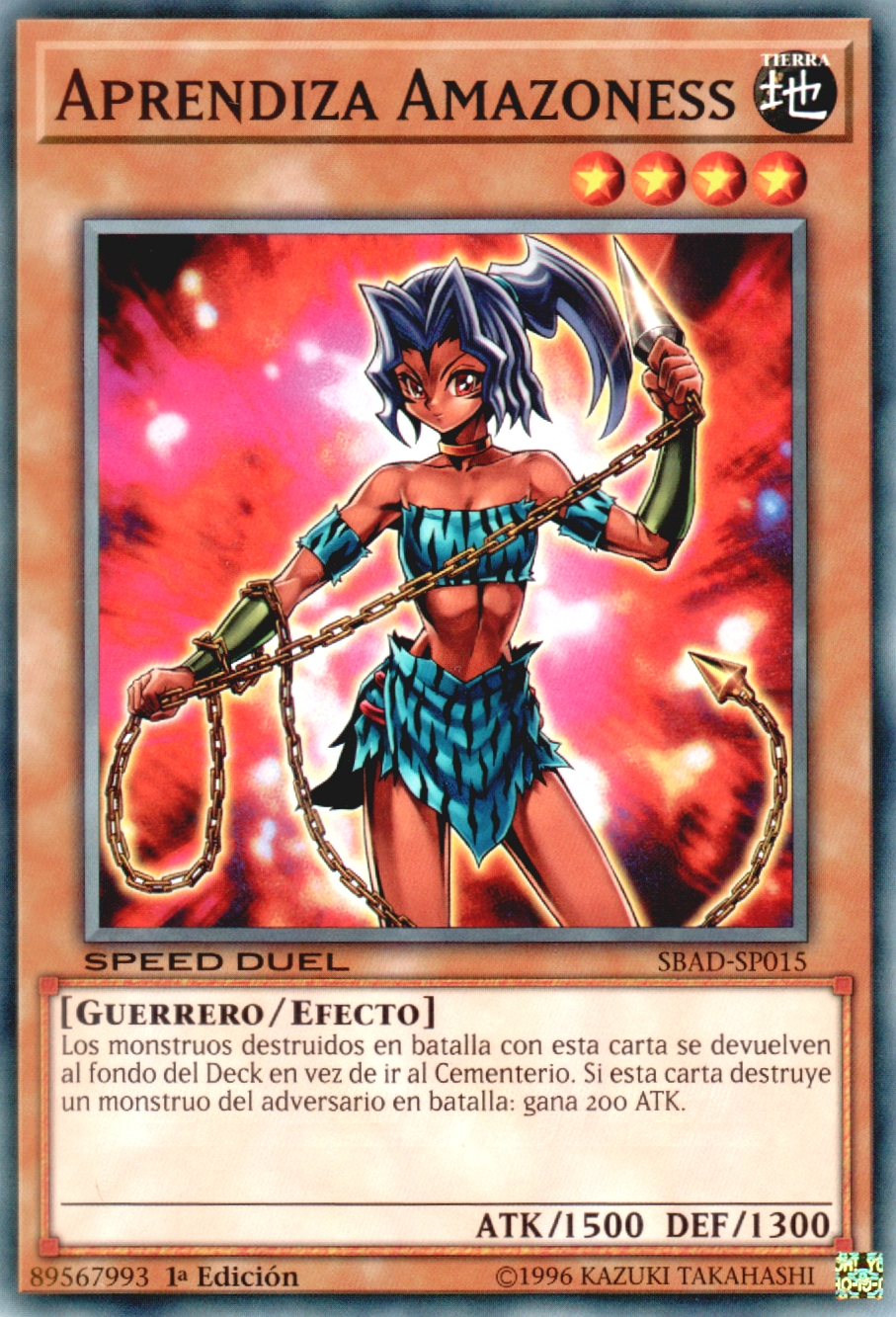 Aprendiza Amazoness  Yu-Gi-Oh! Wiki en Español  FANDOM 