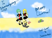 Merry christmas silverhedgehog2009 by tsuki hikari chan-d4k3lc6
