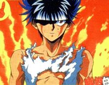 Hiei smoldering by yellowflash1234-d8tvvjt