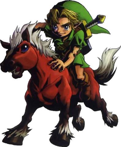 Datei:Link und Epona (Majora's Mask).png