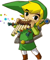 Link Playing Spirit Flute
