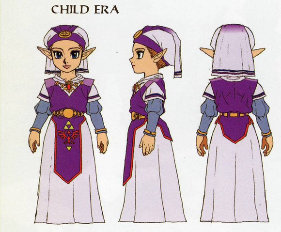 File:Ocarina of Time Artwork Princess Zelda - Child Era (Concept Art).png