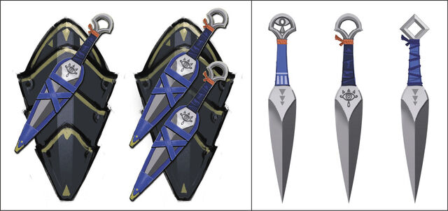 File:Hyrule Warriors Artwork Sheik's Kunai (Concept Artwork).jpg