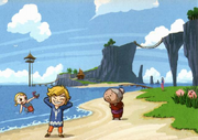 Aryll, Grandma and Link