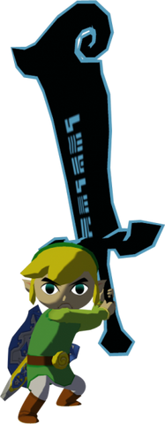 File:The Wind Waker Toon Link Phantom Ganon's Sword (Render).png