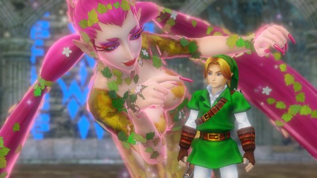 File:Hyrule Warriors Great Fairy Great Fountain Fairy & Hero of Time (Victory Cutscene).png