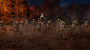 Hyrule Warriors The Sheikah Tribesman Dark Forces in the Eldin Caves (Cutscene)