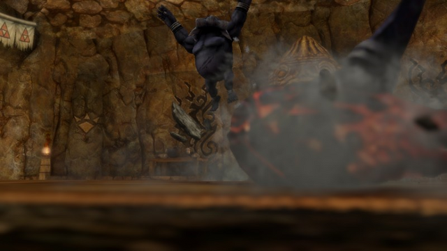 File:Hyrule Warriors Darunia (Darmani Recolor) Igneous Hammer (Victory Cutscene).png